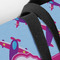 Airplane Theme - for Girls Closeup of Tote w/Black Handles