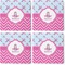 Airplane Theme - for Girls Coaster Rubber Back - Apvl