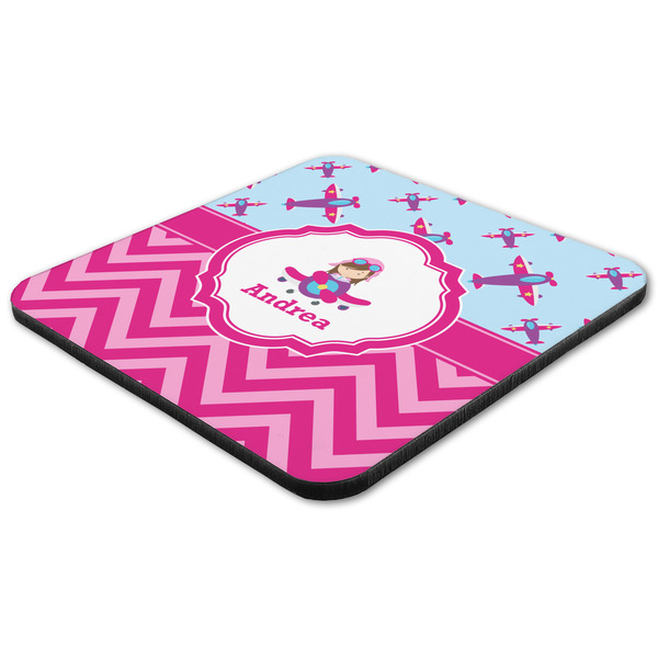 Airplane Theme - for Girls Coaster Set - FLAT (one)