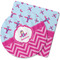 Airplane Theme - for Girls Rubber Backed Coaster (Personalized)