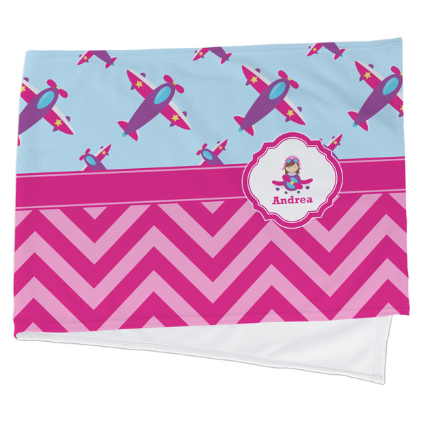 Custom Airplane Theme - for Girls Cooling Towel (Personalized)