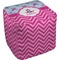 Airplane Theme - for Girls Cube Poof Ottoman (Top)