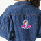 Airplane Theme - for Girls Custom Shape Iron On Patches - XL - MAIN