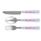 Airplane Theme - for Girls Cutlery Set - FRONT