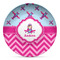 Airplane Theme - for Girls DecoPlate Oven and Microwave Safe Plate - Main