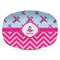 Airplane Theme - for Girls Microwave & Dishwasher Safe CP Plastic Platter - Main