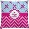 Airplane Theme - for Girls Decorative Pillow Case (Personalized)