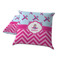 Airplane Theme - for Girls Decorative Pillow Case - TWO