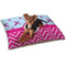 Airplane Theme - for Girls Dog Bed - Small w/ Name or Text
