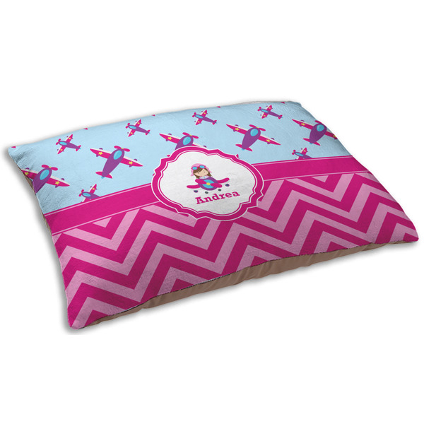 Airplane Theme - for Girls Dog Beds - SMALL