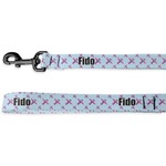 Airplane Theme - for Girls Deluxe Dog Leash (Personalized)