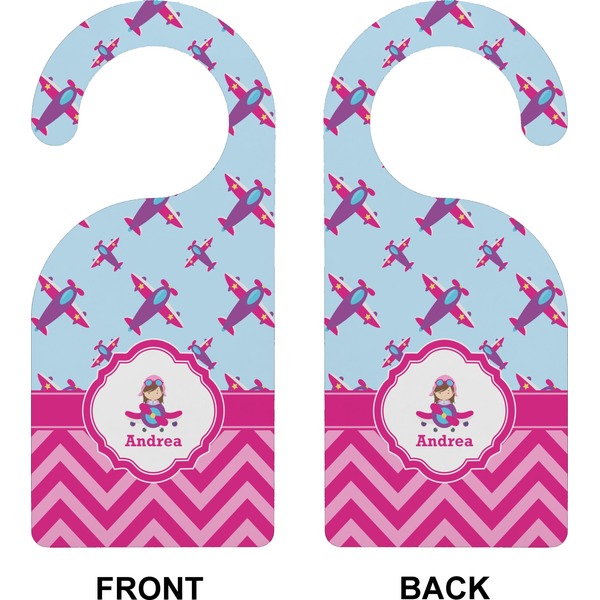 Airplane Theme - for Girls Door Hanger (Approval)