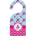 Airplane Theme - for Girls Door Hanger (Personalized)