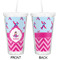 Airplane Theme - for Girls Double Wall Tumbler with Straw - Approval