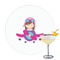 Airplane Theme - for Girls Drink Topper - Large - Single with Drink