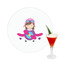 Airplane Theme - for Girls Drink Topper - Medium - Single with Drink