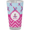 Airplane Theme - for Girls Pint Glass - Full Color - Front View