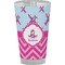 Airplane Theme - for Girls Pint Glass - Full Color (Personalized)