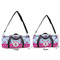 Airplane Theme - for Girls Duffle Bag Small and Large