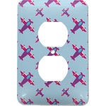 Airplane Theme - for Girls Electric Outlet Plate