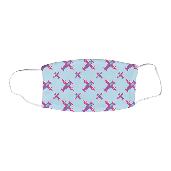 Airplane Theme - for Girls Fabric Face Mask