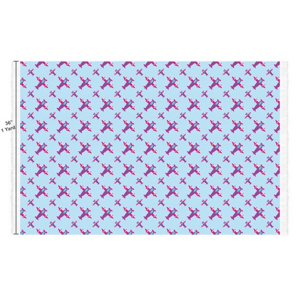 Airplane Theme - for Girls Fabric Full Yard