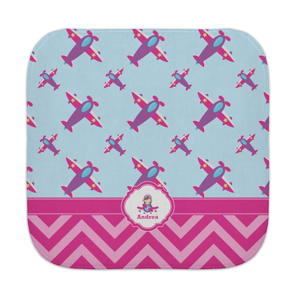 Custom Airplane Theme - for Girls Face Towel (Personalized)