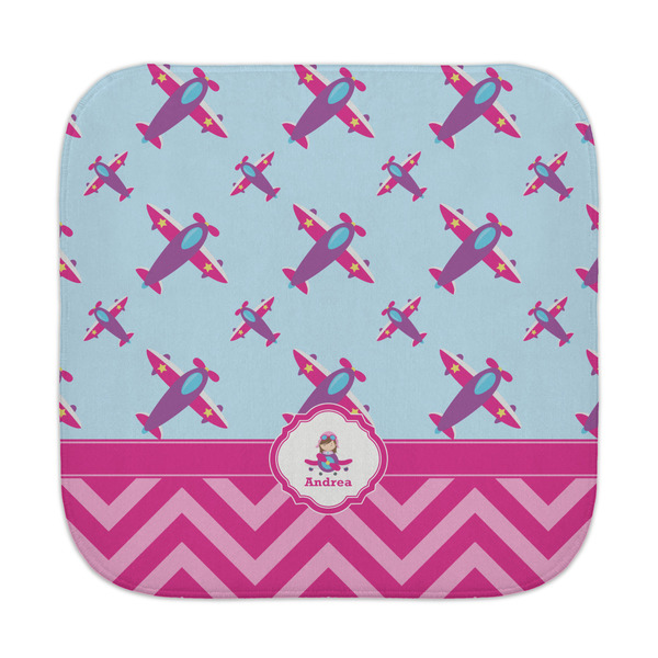 Custom Airplane Theme - for Girls Face Towel (Personalized)