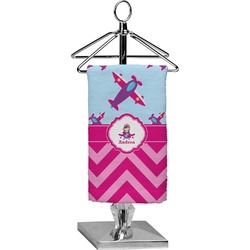 Airplane Theme - for Girls Finger Tip Towel - Full Print (Personalized)