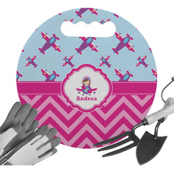 Airplane Theme - for Girls Gardening Knee Cushion (Personalized)