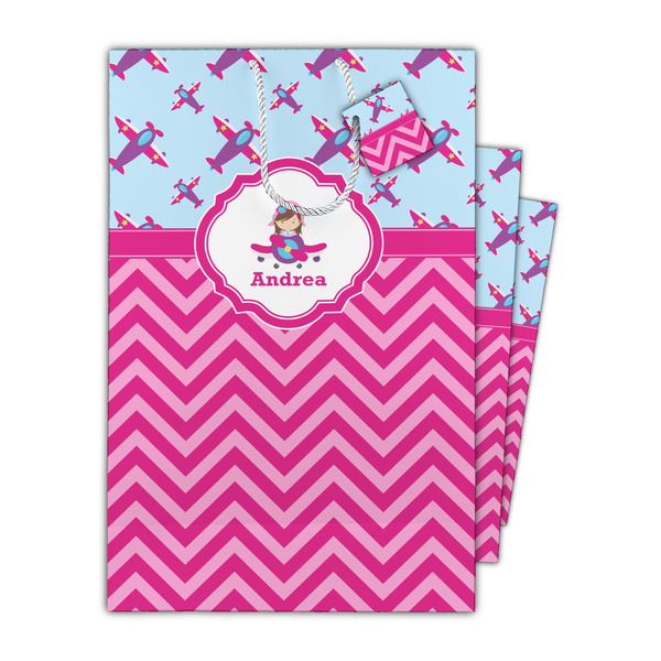 Airplane Theme - for Girls Gift Bags - Parent/Main