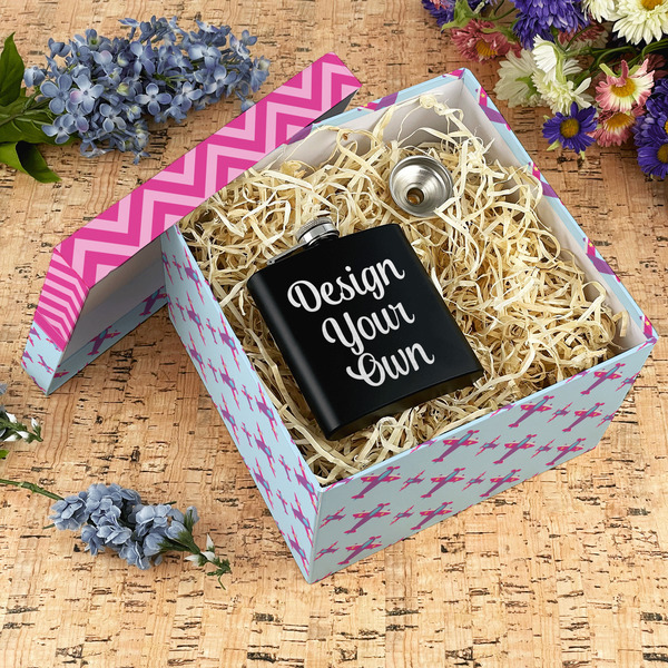 Airplane Theme - for Girls Gift Boxes with Lid - Canvas Wrapped - X-Large - In Context