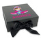Airplane Theme - for Girls Gift Boxes with Magnetic Lid - Black - Front (angle)