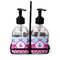 Airplane Theme - for Girls Glass Soap & Lotion Bottles (Personalized)