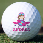 Airplane Theme - for Girls Golf Balls - Titleist Pro V1 - Set of 12