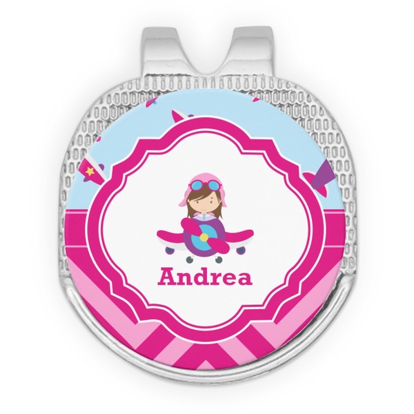 Airplane Theme - for Girls Golf Ball Hat Marker Hat Clip