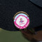 Airplane Theme - for Girls Golf Ball Marker Hat Clip - Gold - On Hat