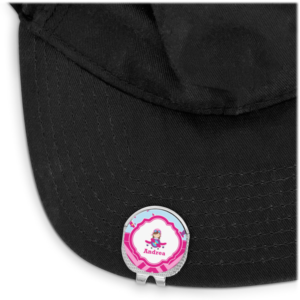 Airplane Theme - for Girls Golf Ball Marker Hat Clip - Main