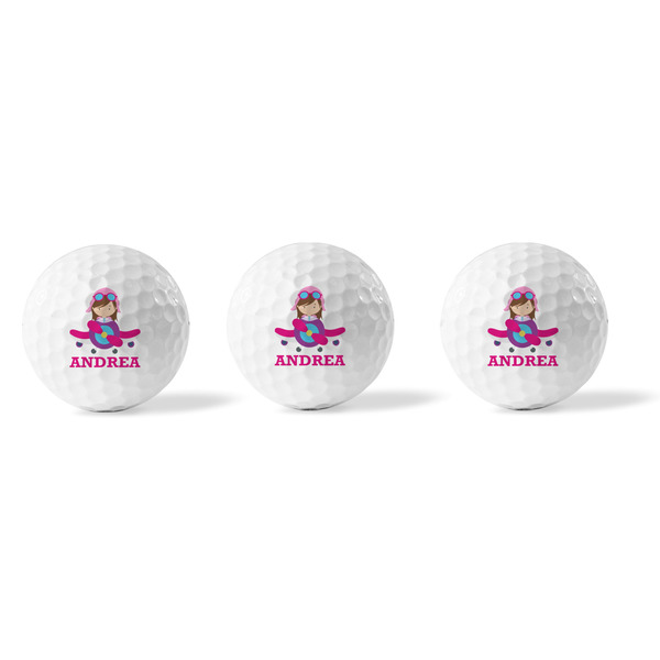 Airplane Theme - for Girls Golf Balls - Generic - Set of 3 - APPROVAL