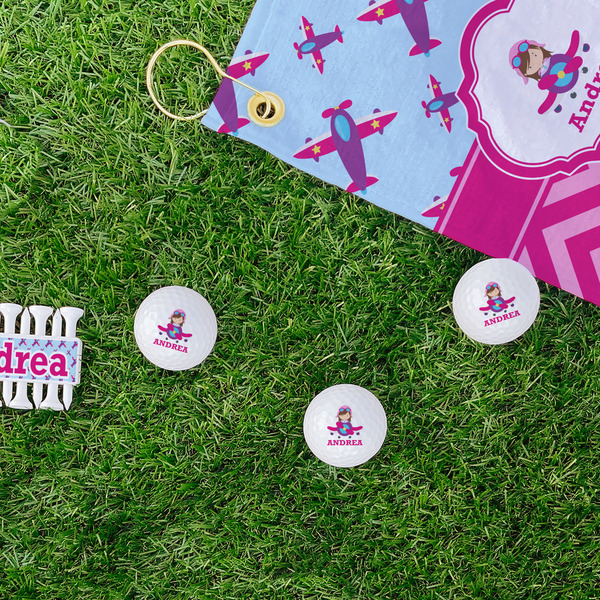 Airplane Theme - for Girls Golf Balls - Generic - Set of 3 - LIFESTYLE