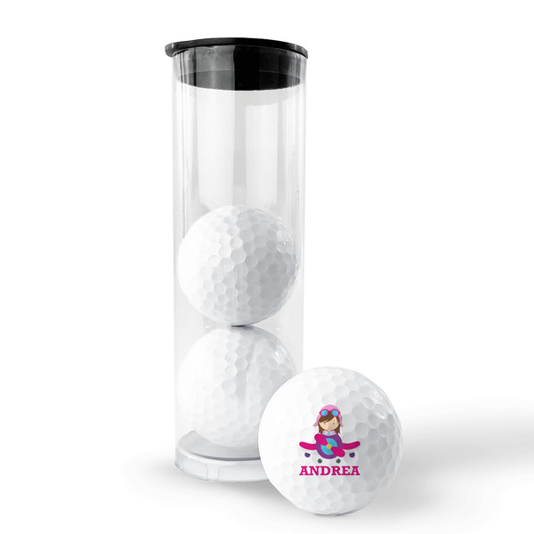 Airplane Theme - for Girls Golf Balls - Generic - Set of 3 - PACKAGING