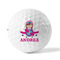 Airplane Theme - for Girls Golf Balls - Titleist - Set of 12 - FRONT