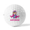 Airplane Theme - for Girls Golf Balls - Titleist - Set of 3 - FRONT