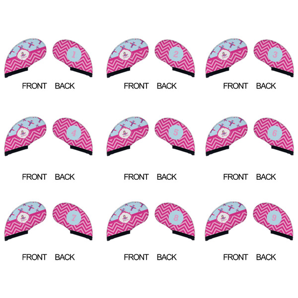 Airplane Theme - for Girls Golf Club Covers - APPROVAL (set of 9)