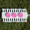 Airplane Theme - for Girls Golf Tees & Ball Markers Set - Back