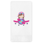Airplane Theme - for Girls Guest Towels - Full Color (Personalized)