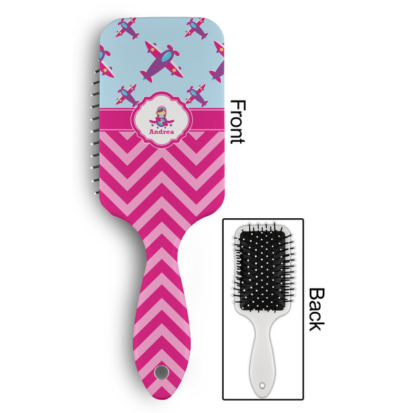 Airplane Theme - for Girls Hair Brush - Approval