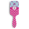 Airplane Theme - for Girls Hair Brush - Front View