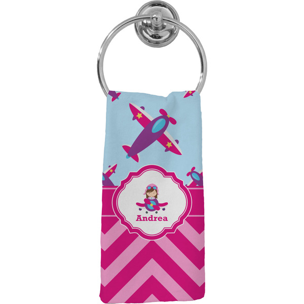 Custom Airplane Theme - for Girls Hand Towel - Full Print (Personalized)