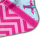 Airplane Theme - for Girls Hooded Baby Towel- Detail Corner